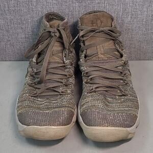 Men’s Size 10.5 NIKE HyperDunk 2017 Flynknit Cargo Khaki Basketball Sneakers EUC